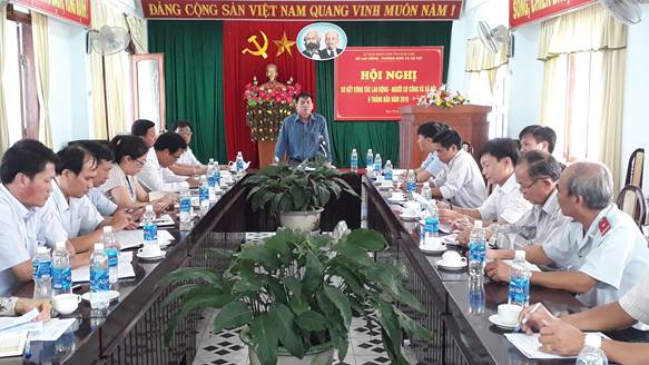 Hội nghị sơ kết công tác lao động, người có công và xã hội 6 tháng đầu năm 2019